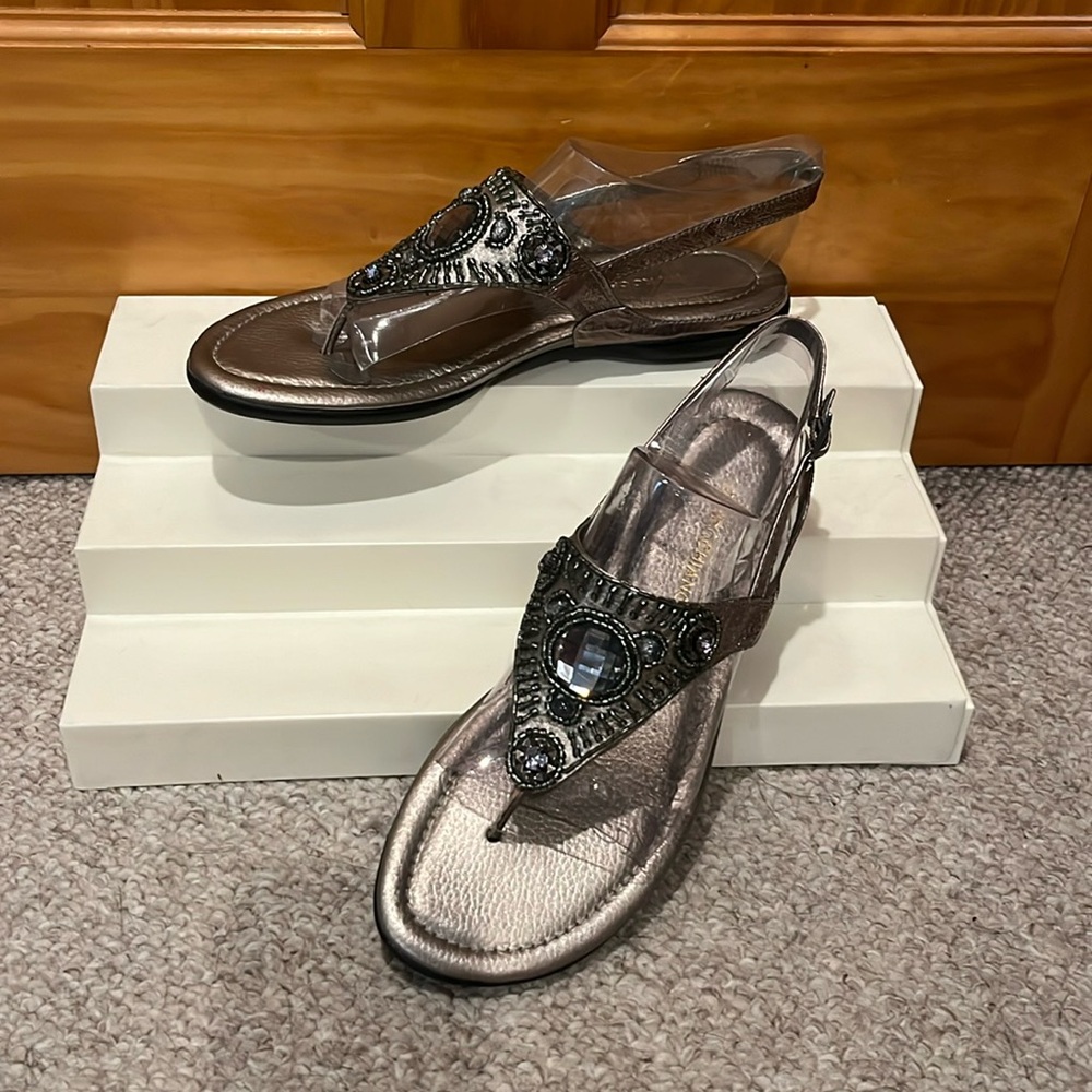 Arturo Chiang Beaded Sandals
